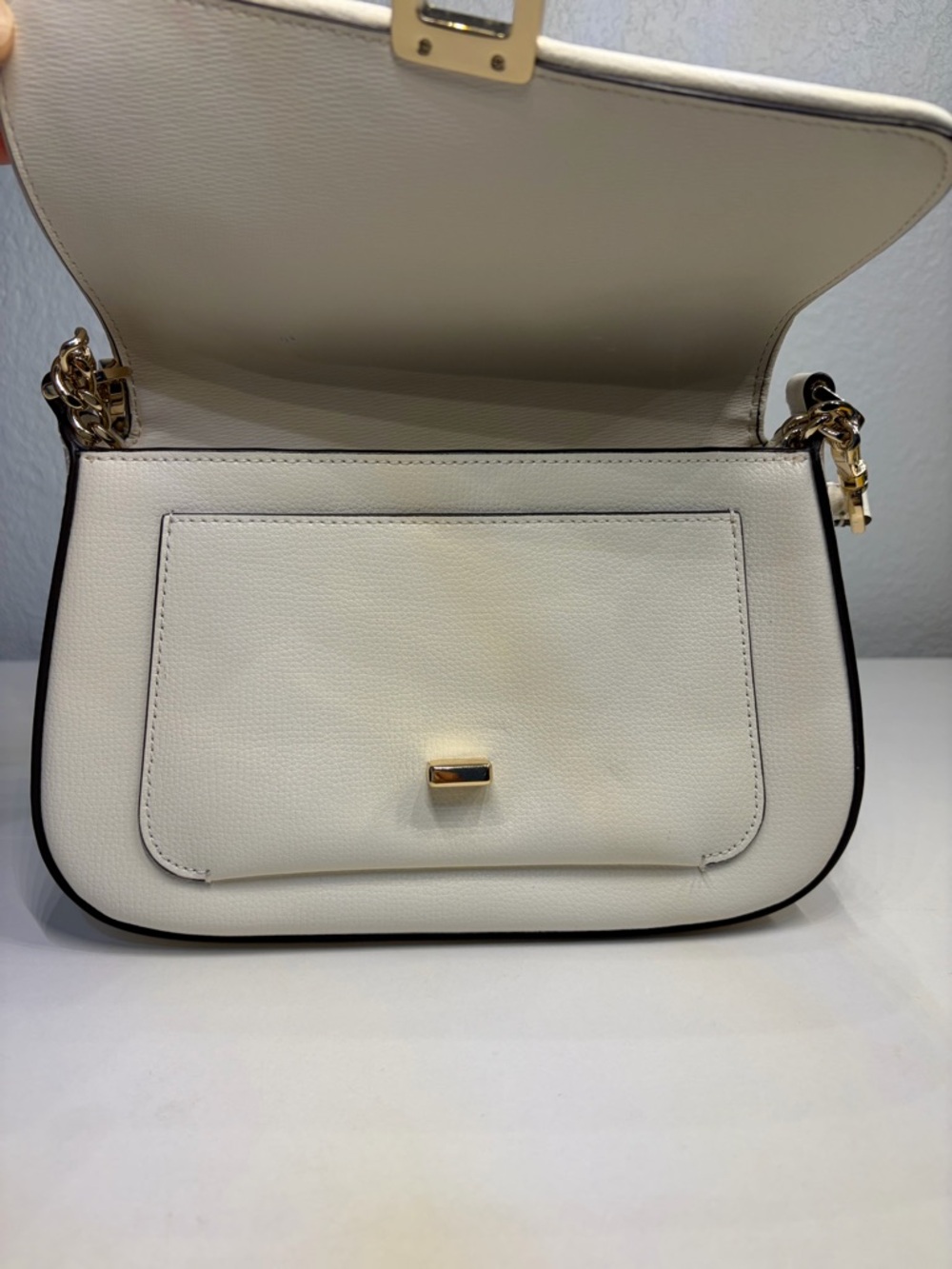 Kate Spade White Floral Embroidered Straw Flap Shoulder/Crossbody Bag - Picture 9 of 11